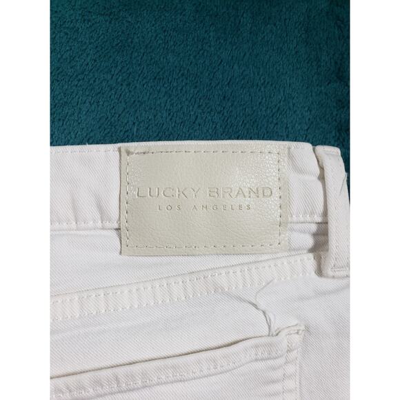 Lucky Brand Jeans Size 8 Womens Blue Stretch Pants Dark Mid Rise Sweet Bootcut - Picture 14 of 15